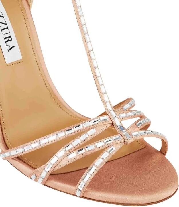 Aquazzura Hoge hakken Forever More Sandals in poeder roze