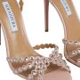 Aquazzura Hoge hakken Tequila 105 Heeled Sandals in poeder roze - Thumbnail 2