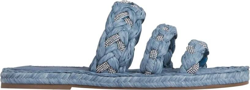 Aquazzura Sandalen Raffia Coastal Sandal in blauw