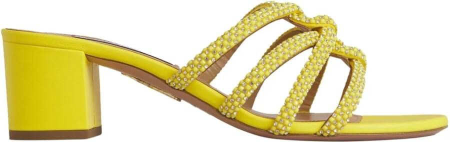 Aquazzura Sandalen Sandals Yellow in geel