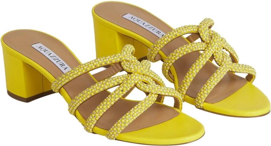 Aquazzura Sandalen Sandals Yellow in geel