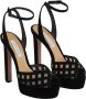 Aquazzura Slippers & Mules Sandals Black in zwart - Thumbnail 3