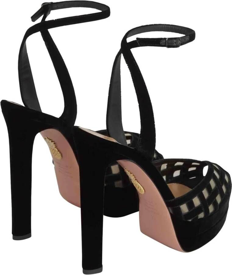 Aquazzura Slippers & Mules Sandals Black in zwart