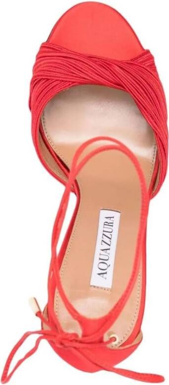 Aquazzura Slippers & Mules Sandals Pink in poeder roze