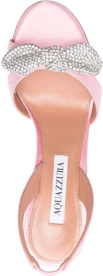 Aquazzura Slippers & Mules Sandals Pink in poeder roze