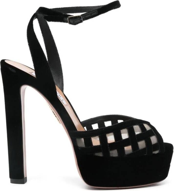 Aquazzura Slippers & Mules Sandals Black in zwart