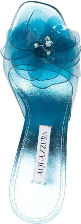 Aquazzura Slippers & Mules Sandals Blue in blauw