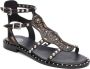 Ash Zwarte Leren Sandalen met Studs Black Dames - Thumbnail 9