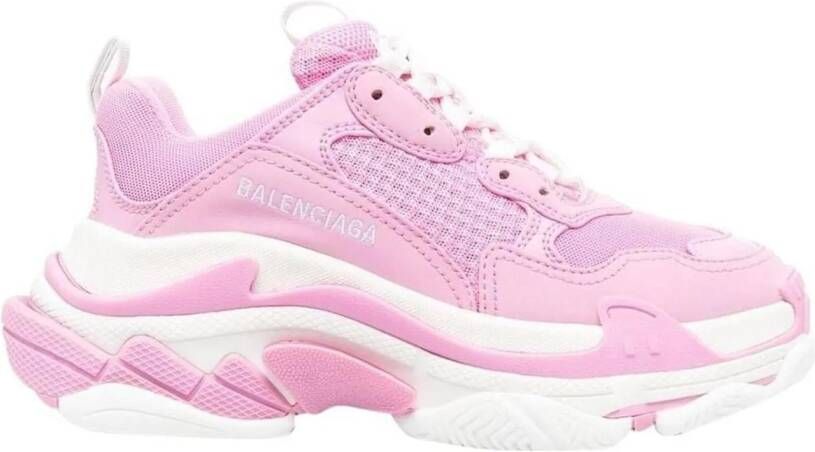 Balenciaga Low-Top Sneakers Pink in poeder roze