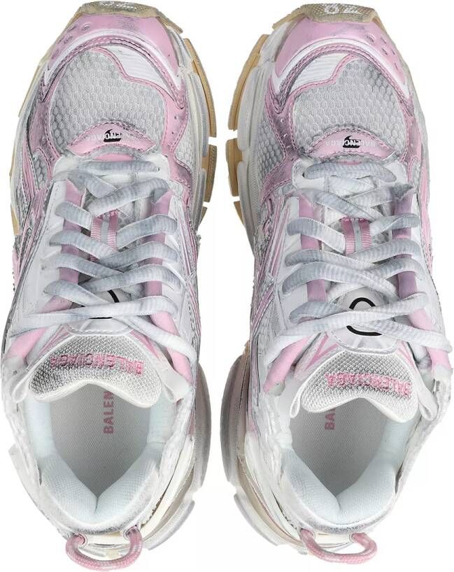 Balenciaga Sneakers Runner Sneakers Mesh Nylon in poeder roze