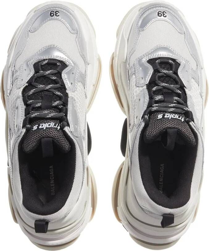 Balenciaga Sneakers Triple S Metallic in wit