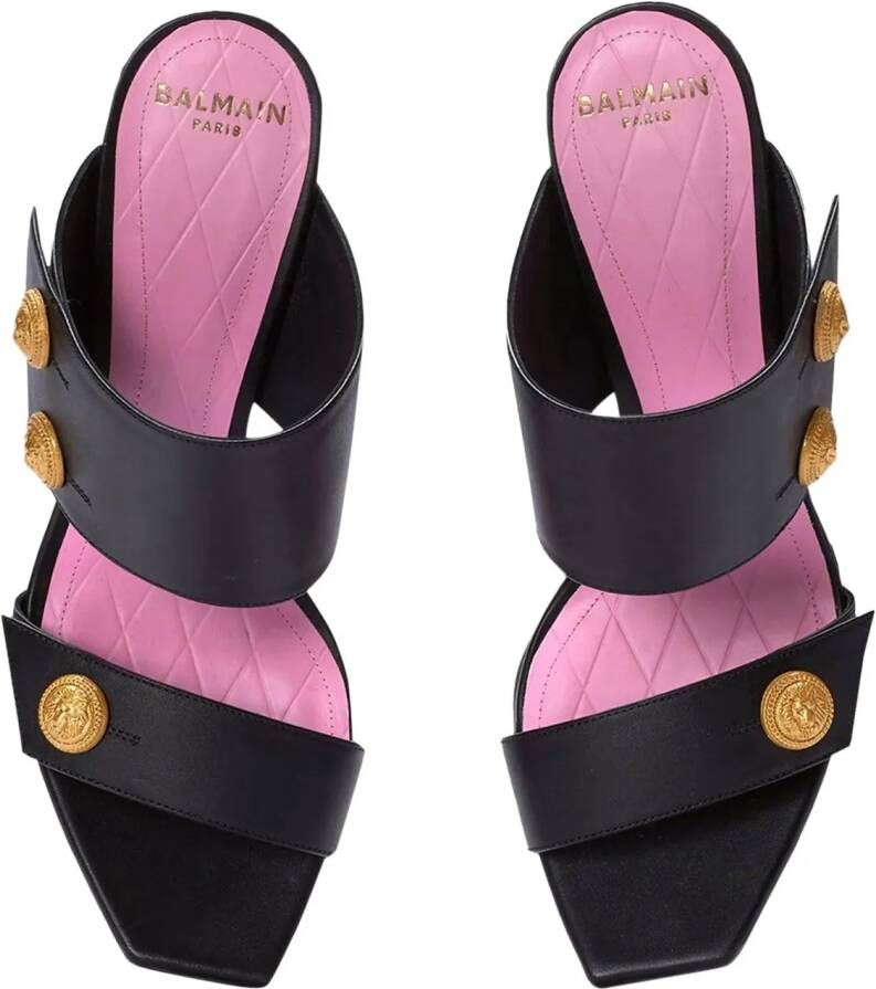 Balmain Hoge hakken Eva Heel Sandals in zwart