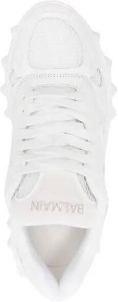 Balmain Low-Top Sneakers B-East Panelled Chunky Blanc Sneakers in wit