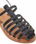 BB ST. TROPEZ Sandalen Black Leather Sandals With Adjustable Ankle Strap in bruin - Thumbnail 2