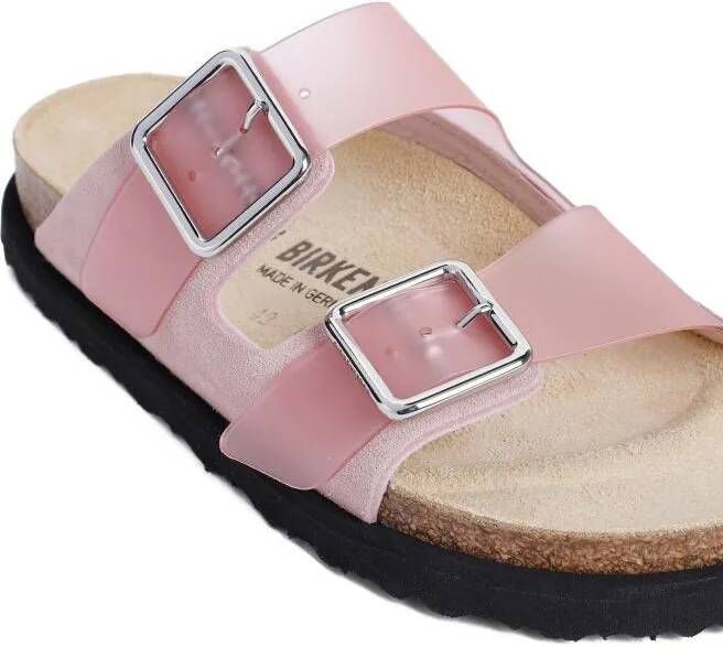 Birkenstock Sandalen Leather Arizona Sandals in roze