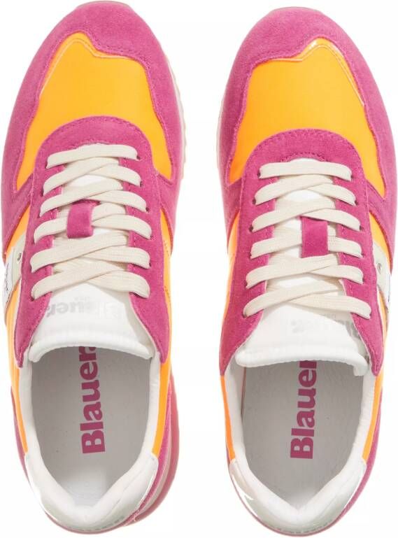 Blauer Sneakers Melrose in oranje