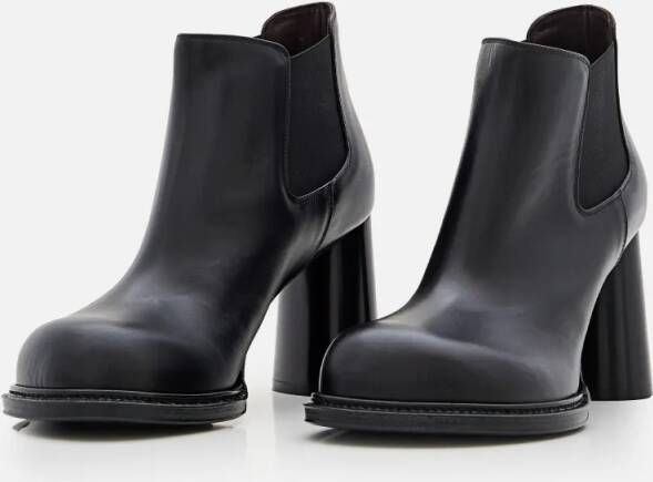 Bottega Veneta Boots 80Mm Cliff Chelsea Ankle Boots in zwart