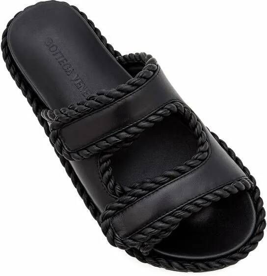 Bottega Veneta Sandalen Jack Flat Nappa Sandal in zwart