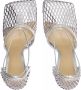 Bottega Veneta Sandalen Mesh Strech Sandals in zilver - Thumbnail 2