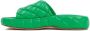 Bottega Veneta Sandalen Parakeet Padded Leather Sandals in groen - Thumbnail 4