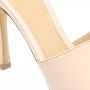 Bottega Veneta Slippers Leather Mules in beige - Thumbnail 2