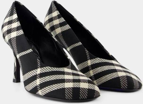 Burberry Hoge hakken Baby 85 Pumps Synthetic Black in zwart