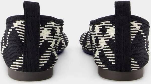 Burberry Knit Baby 05 Ballerinas Nylon Black in zwart