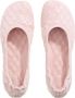 Burberry Loafers Sadler Quilted Ballerina Shoes in poeder roze - Thumbnail 2