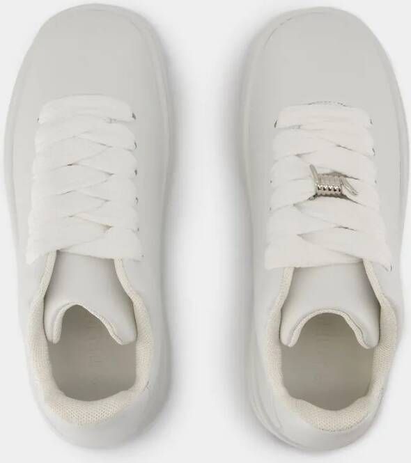 Burberry Low-Top Sneakers Box Sneakers Leather White in wit