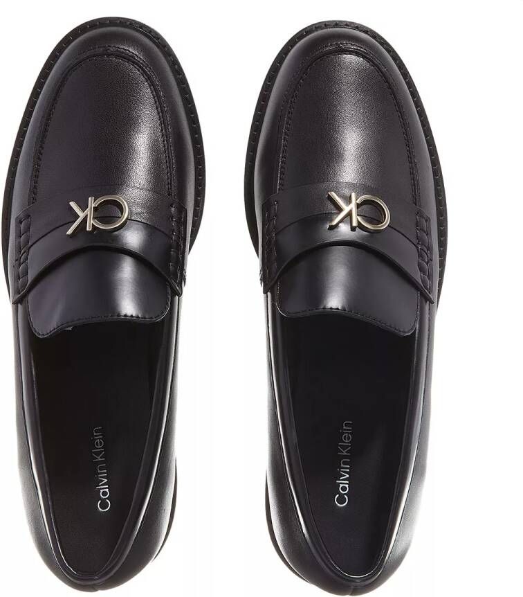 Calvin Klein Loafers & ballerina schoenen Rubber Sole Loafer W Hw in zwart