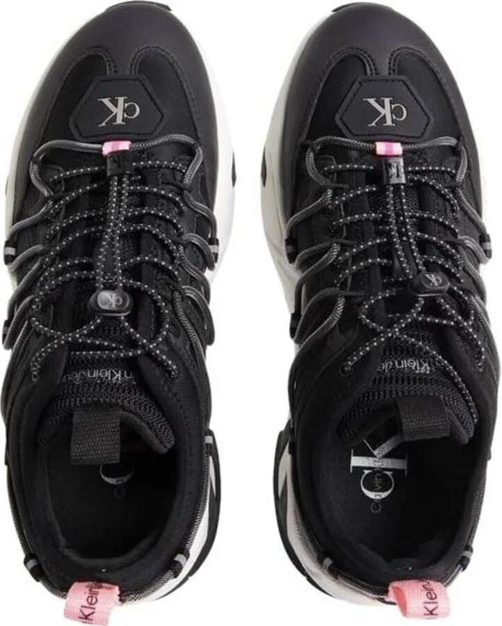 Calvin Klein Low-Top Sneakers Dames Sneakers Zwart YW0YW01213 01C C in zwart