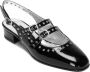 Carel Paris Hoge hakken Shiny Leather Slingback With Studs in zwart - Thumbnail 6