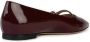 Casadei Loafers Cleo' Burgundy Shiny Leather Ballet Flats in rood - Thumbnail 2