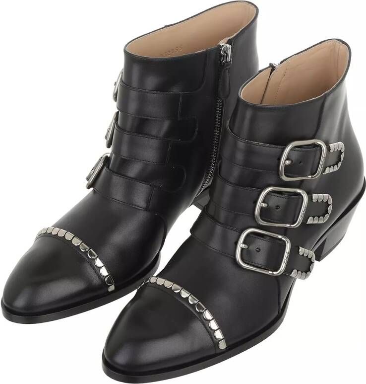 Chloé Boots & laarzen Idol Buckle Detailed Ankle Boots in zwart