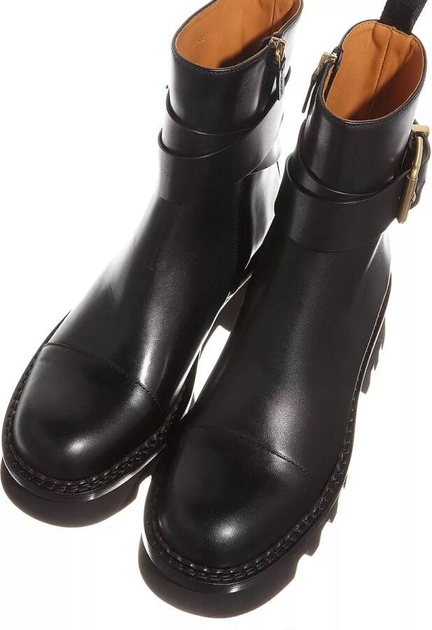 Chloé Boots & laarzen Owena Ankle Boots Smooth Leather in zwart