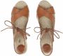 Chloé Sandalen Lauren Espandrilles Leather Cognac Brown in bruin - Thumbnail 2