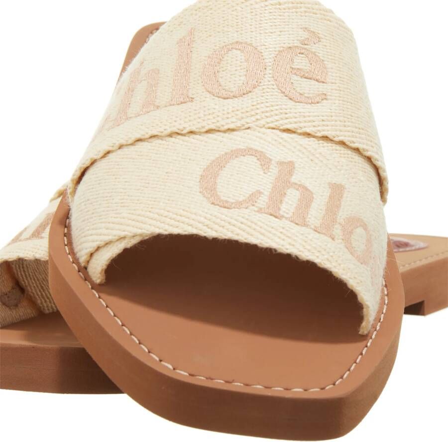 Chloé Sandalen Woody in beige