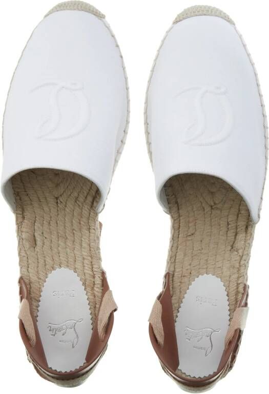 Christian Louboutin Espadrilles Nanou Lace CL Espadrilles in beige