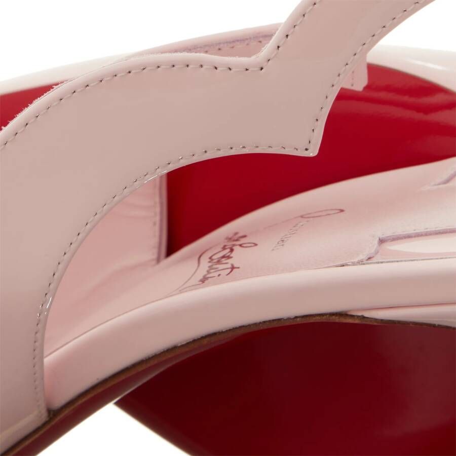 Christian Louboutin Pumps & high heels Hot Chick Sling 70 Patent Lining in poeder roze