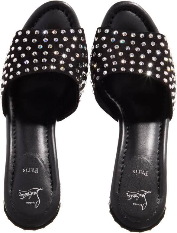 Christian Louboutin Slippers & Mules Jane Mule Strass Boum in zwart