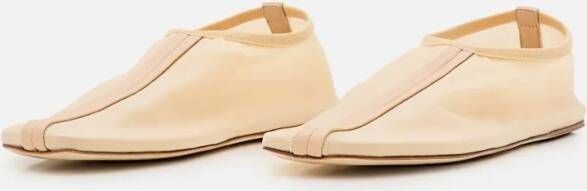 Christopher Esber Mesh Flat in beige