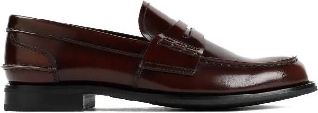 Church's Loafers Tabac Leather Pembrey Loafers in zwart