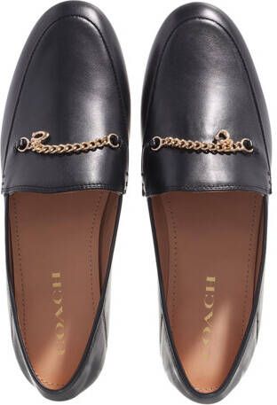 Coach Loafers & ballerina schoenen Hanna Leather Loafer in zwart