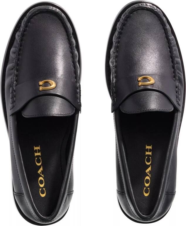 Coach Loafers Jolene Leather Loafer in zwart