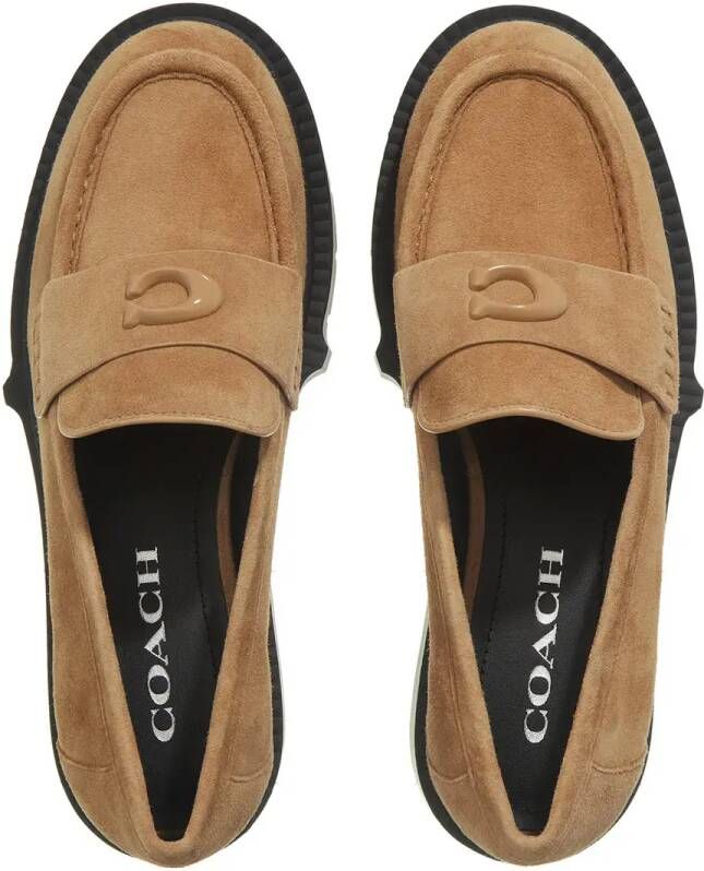 Coach Loafers Leah Suede Loafer in bruin