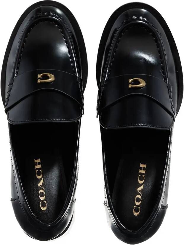 Coach Loafers Natalie Leather Loafer in zwart