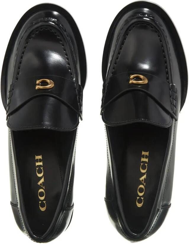 Coach Loafers Natalie Leather Loafer in zwart