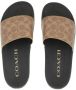 Coach Loafers & ballerina schoenen Udele Coated Canvas Slide in bruin - Thumbnail 2