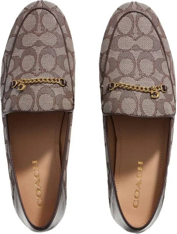 Coach Loafers Hanna Signature Jacquard Loafer in bruin