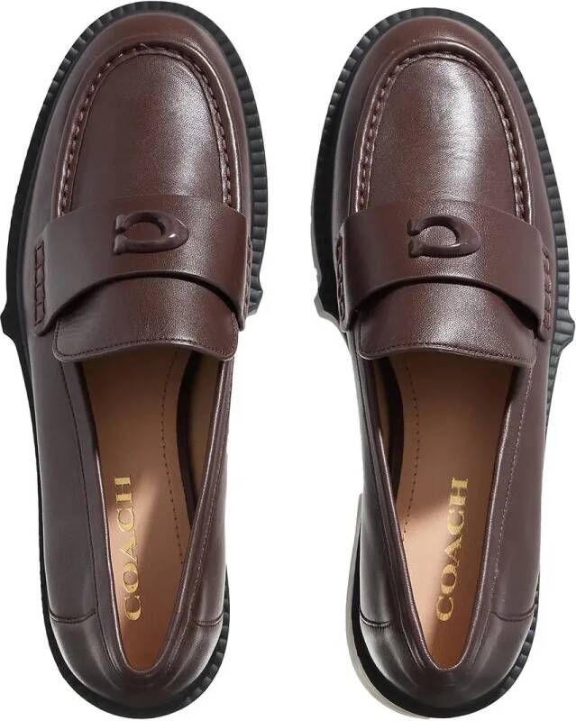 Coach Loafers Leah Leather Loafer in bruin